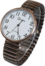 Blekon Collections New Super Large Face Stretch Band Japanese Movement PC21J Fashion Watch